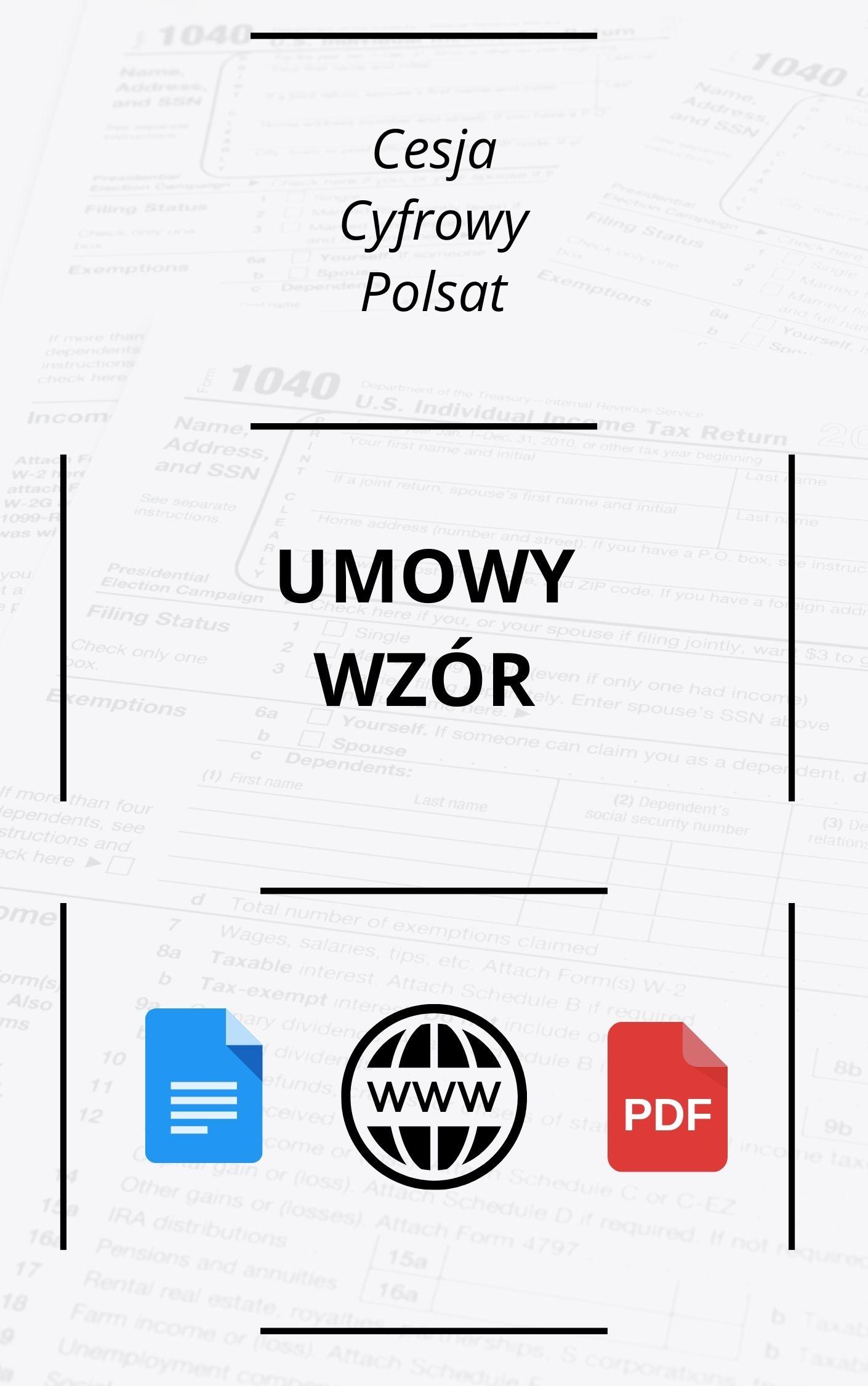 Cesja Umowy Cyfrowy Polsat