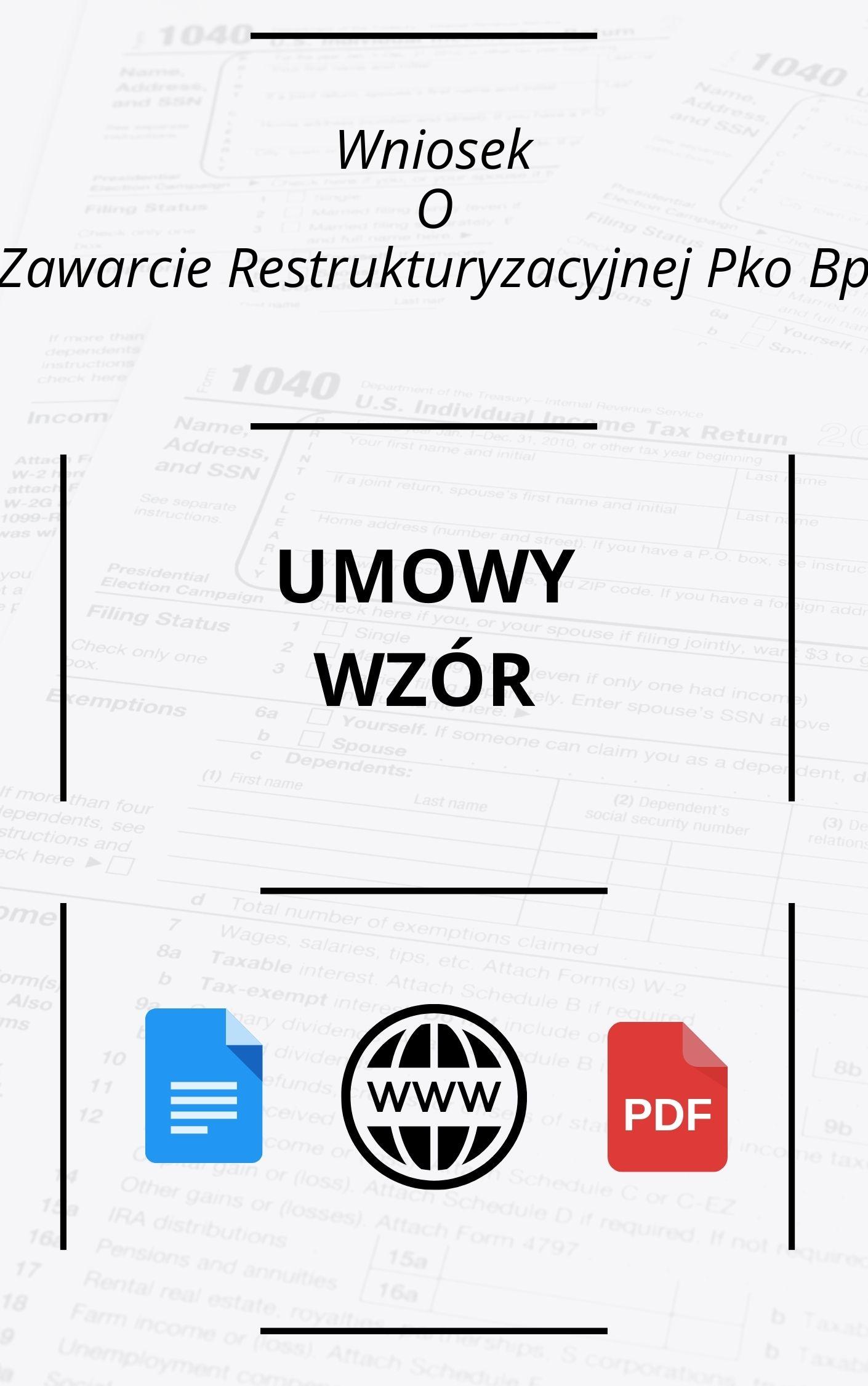 Wniosek O Zawarcie Umowy Restrukturyzacyjnej Pko Bp